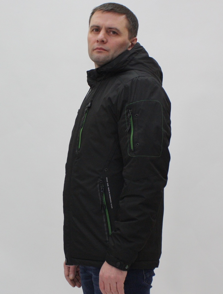 Фото Куртка Stalgert 18220 черный с зеленым